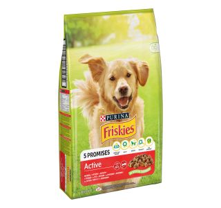 SUHA HRANA ZA PSA FRISKIES BRIKETI ACTIVE MESO 10 KG SUHA HRANA ZA PSA FRISKIES BRIKETI ACTIVE MESO 10 KG