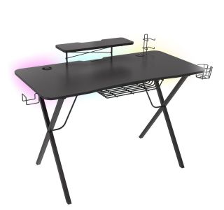 GAMING MIZA GENESIS HOLM 300 RGB, ČRNA GAMING MIZA GENESIS HOLM 300 RGB, ČRNA