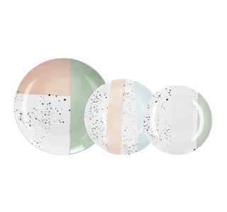 SET KROŽNIKOV TOGNANA 18 DELNI MOON PASTEL