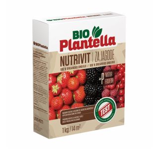 GNOJILO ZA PRIDELAVO BIO PLANTELLA NUTRIVIT ZA JAGODIČEVJE IN JAGODE 1 KG GNOJILO ZA PRIDELAVO BIO PLANTELLA NUTRIVIT ZA JAGODIČEVJE IN JAGODE 1 KG