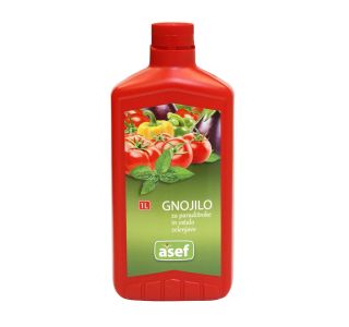 GNOJILO TEKOČE ZA PARADIŽNIK IN OSTALO ZELENJAVO ASEF 1 L