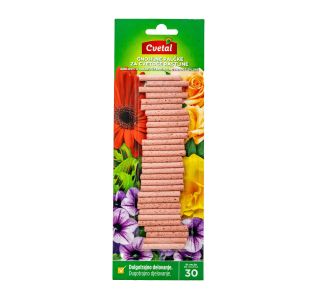 GNOJILO ZA OKR. RASTLINE CVETAL PALČKE GNOJILNE ZA CVETOČE RASTLINE 30 KOS