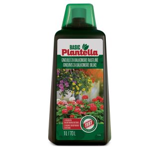 GNOJILO ZA OKR. RASTLINE PLANTELLA BASIC TEKOČE ZA BALKONSKE RASTLINE 1 L