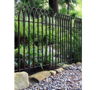 VRTNA OGRAJA GOTHIC 92 V X 121 Š ČRNA