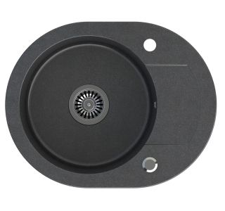 GRANITAL POMIVALNO KORITO QUADRON JOHNNY 216 ČRN