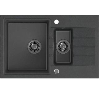 GRANITAL POMIVALNO KORITO QUADRON PETER 156 ČRN