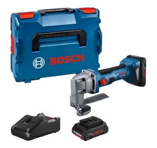 AKU. ŠKARJE ZA PLOČEVINO BOSCH PROFESSIONAL GSC 18V-16 E 2X 18V 4AH; KOVČEK AKU. ŠKARJE ZA PLOČEVINO BOSCH PROFESSIONAL GSC 18V-16 E 2X 18V 4AH; KOVČEK