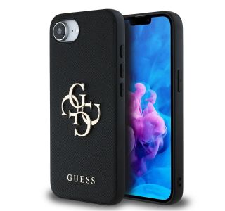 GUESS GUHCPSE4PGT4MBK OVITEK ZA IPHONE 16E - GRAINED - ČRN