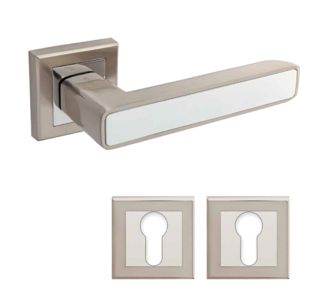 ALU KLJUKA ZA VRATA APECS H-18107-A-NIS/W CILINDER ALU KLJUKA ZA VRATA APECS H-18107-A-NIS/W CILINDER