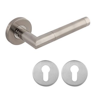 INOX KLJUKA ZA VRATA APECS H-3214 INOX- CILINDER INOX KLJUKA ZA VRATA APECS H-3214 INOX- CILINDER