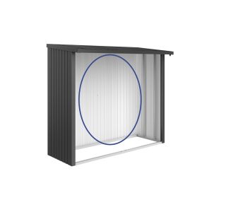 HRBTNA STRAN ZA REGAL ZA DRVA BIOHORT WOODSTOCK V230, 217X196.5 CM