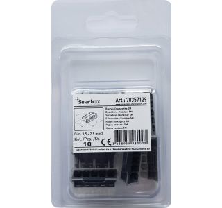 INŠTALACIJSKA SPONKA SMARTEXX SDK 5 BREZVIJAČNA 0.5 - 2.5MM2 ZA TRDE ŽICE