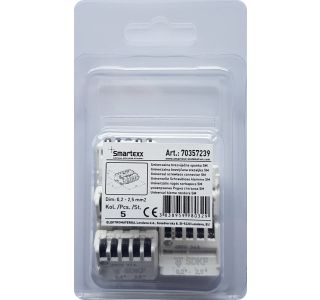 INŠTALACIJSKA SPONKA SMARTEXX UNI-5 UNIVERZALNA 0.5-2.5MM2 ZA MEHKE ŽICE