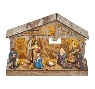 JASLICE EMOS LESENE LED TOPLA BELA ČASOVNIK, 19 CM