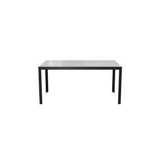 JEDILNA MIZA LYRA II FIX ALU STEKLO 160X90 ANTRACIT JEDILNA MIZA LYRA II FIX ALU STEKLO 160X90 ANTRACIT