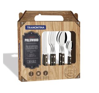 SET JEDILNEGA PRIBORA TRAMONTINA 24 DELNI POLYWOOD