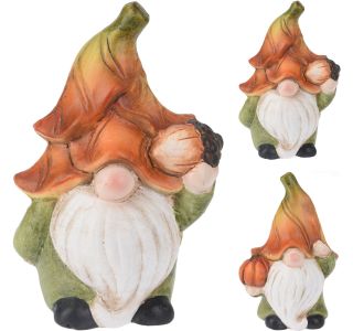 JESENSKA FIGURA EH OKRASNI PALČEK IZ GLINE 10 CM, SORTIRANO