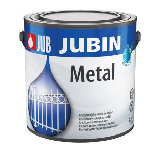 ANTIKOROZIVNI PREMAZ JUB JUBIN METAL BELI 1001 2.25 L