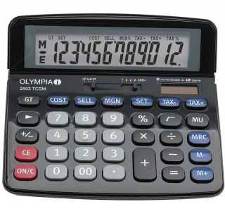 KALKULATOR OLYMPIA 2503 12-MESTNI LCD NASTAVLJIV EKRAN KALKULATOR OLYMPIA 2503 12-MESTNI LCD NASTAVLJIV EKRAN