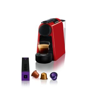KAVNI APARAT, KAPSULE NESPRESSO ESSENZA MINI RDEČ
