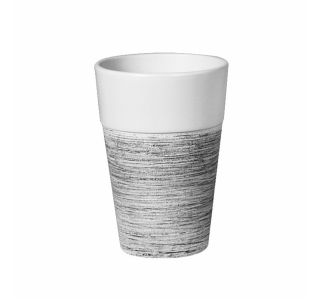 KERAMIČNI NOTRANJI LONEC ARIZONA 13 CM ZA ORHID. BEL