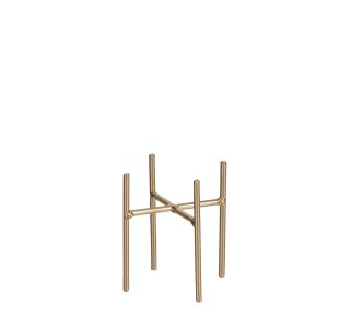 KERAMIČNI NOTRANJI LONEC MICA ASCOT STOJALO ZLATO V9.5XD8.5CM