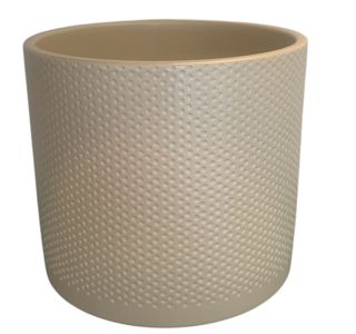 KERAMIČNI NOTRANJI LONEC POTTERY POTS EVI 195 SMETANA PEARL 195X175 MM ZA L17