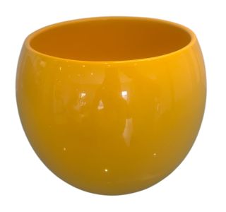 KERAMIČNI NOTRANJI LONEC POTTERY POTS LISA 170 RUMEN GLOSS 190X149 MM ZA L14-15