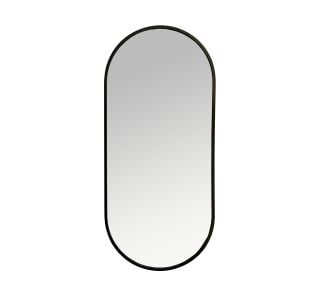 KLASIČNO OGLEDALO FEROTEHNA LUPE ČRNO 40X90