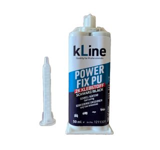 KLINE POWER FIX PU 2K ADHESIVE BLACK 50ML