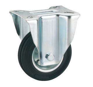 KOLO S STABILNO VILICO DÖRNER + HELMER 160X40MM PLOŠČA 140X110MM, ČRN KOLO S STABILNO VILICO DÖRNER + HELMER 160X40MM PLOŠČA 140X110MM, ČRN