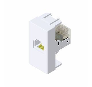 KOMUNIKACIJSKA VTIČNICA MODYS RAČUNALNIŠKA RJ45 CAT5EK BELA, KEYSTONE, 1M, BOK