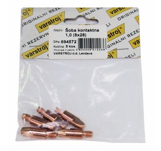KONTAKTNA ŠOBA MIG/MAG VARSTROJ 1.0 M6 (FI 8X30) 24158 E-CU