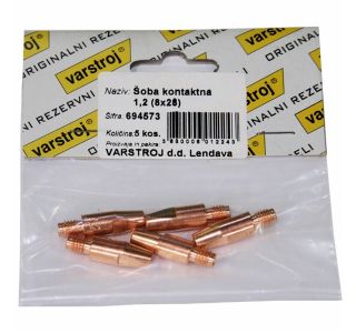 KONTAKTNA ŠOBA MIG/MAG VARSTROJ 1.2 M6 (FI 8X30) 24190 E-CU