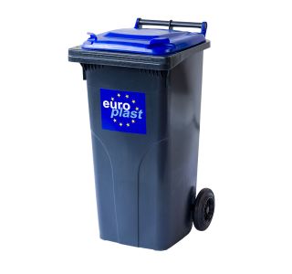 KONTEJNER - ZABOJNIK EKO LUX SMETNJAK 120 L PVC MODER ZABOJNIK+KOLO+OS