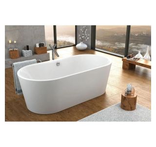 KOPALNA KAD SAMOSTOJEČA KOLPA SAN COMODO-FS 185X90/O BELA HORIZONTALNI PRELIV