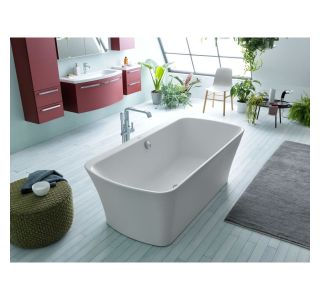 KOPALNA KAD SAMOSTOJEČA KOLPA SAN MARILYN-FS 180X90/O WHITE HORIZONTALNI PRELIV