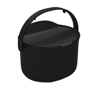 KOŠ ZA BIOLOŠKE ODPADKE PLASTIKA SKAZA ORGANKO DAILY ČRN 3.3 L