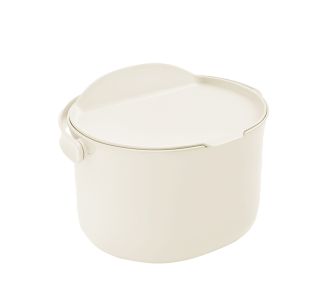 KOŠ ZA BIOLOŠKE ODPADKE PLASTIKA SKAZA ORGANKO DAILY KREMNO BEL 3.3 L