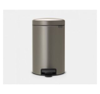 KOŠ ZA SMETI BRABANTIA NEWICON S PEDALKO 12 L, PLATINUM