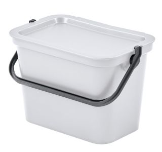 KOŠ ZA SMETI MODA Z ROČAJEM, 5 L AQ9 BELA KOŠ ZA SMETI MODA Z ROČAJEM, 5 L AQ9 BELA