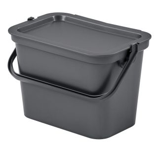 KOŠ ZA SMETI MODA Z ROČAJEM, 5 L GRAFIT KOŠ ZA SMETI MODA Z ROČAJEM, 5 L GRAFIT