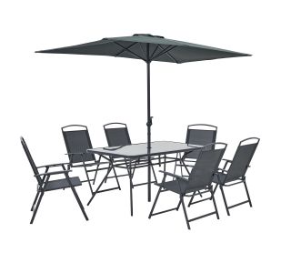 DOMA 150X80 JEKLO TEMNO SIV