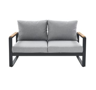 PERSEA DVOSED ALU TIKOVINA, TEMNO SIV