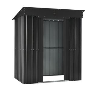 KOVINSKA VRTNA HIŠKA GLOBEL SKILLION 64 ANTRACIT Š172 X G113 X V199 CM