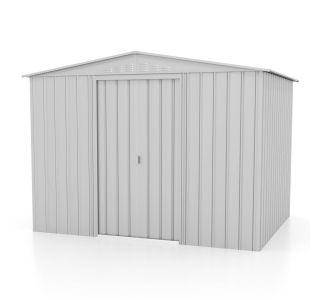 KOVINSKA VRTNA HIŠKA GLOBEL TOWER 108 SREBRNA Š296 X G238 X V203 CM