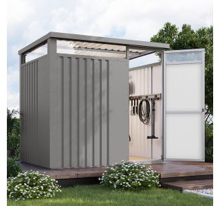 KOVINSKA VRTNA HIŠKA KARIBU OSTEN 1.5 ALUMINUM 220X160X215 KOVINSKA VRTNA HIŠKA KARIBU OSTEN 1.5 ALUMINUM 220X160X215