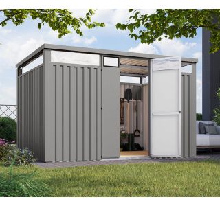 KOVINSKA VRTNA HIŠKA KARIBU OSTEN 3 ALUMINIJ 330X220X215 KOVINSKA VRTNA HIŠKA KARIBU OSTEN 3 ALUMINIJ 330X220X215