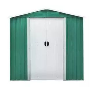 KOVINSKA VRTNA HIŠKA PERGART KÖLN II 64 ZELENA S184 X G98 X V184 CM