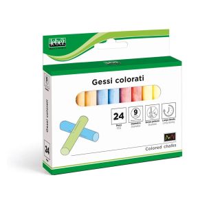 KREDE, VOŠČENKE, OGLJE LEBEZ KREDA BARVNA 537 1/24 KREDE, VOŠČENKE, OGLJE LEBEZ KREDA BARVNA 537 1/24